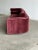 1990s Post Modern Sofa in Burgundy Velvet For Sale - Image 10 of 14