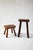 Set of two artisan tabourets, marked "Atelier André Smalle", Belgium, 20th century. Two different sizes, sold together as...