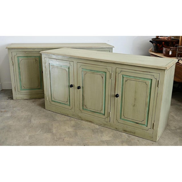 Victorian English Pair of 20th Century Painted Sideboards For Sale - Image 3 of 18