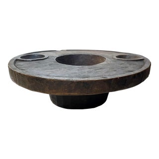 Early 20th Century Philippines Bowl Ifugao Ceremony Decorative Wood Bowl For Sale