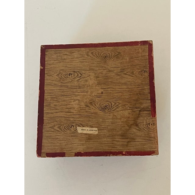 Antique handmade British Colonial sea Shell encrusted Sailors Valentines box.