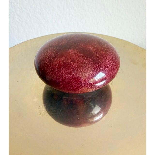 Aldo Tura Oxblood Lacquered Goat Skin Ice Bucket, Italy, 1960s For Sale In Sacramento - Image 6 of 16