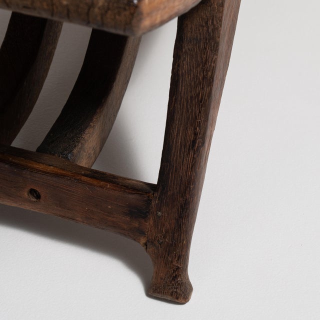 Brown Mid 20th Century African Accent Chair For Sale - Image 8 of 11