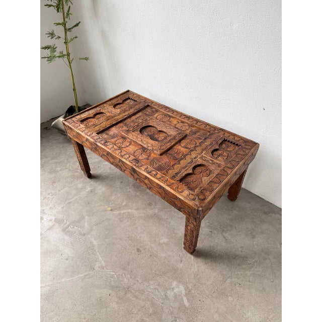 1950s Folk Art Savoyard Coffee Table, 1950s For Sale - Image 5 of 18