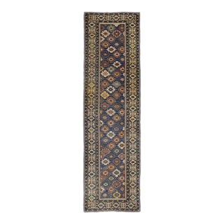 Antique Kuba Rug 3'4'' x 11'10'' For Sale