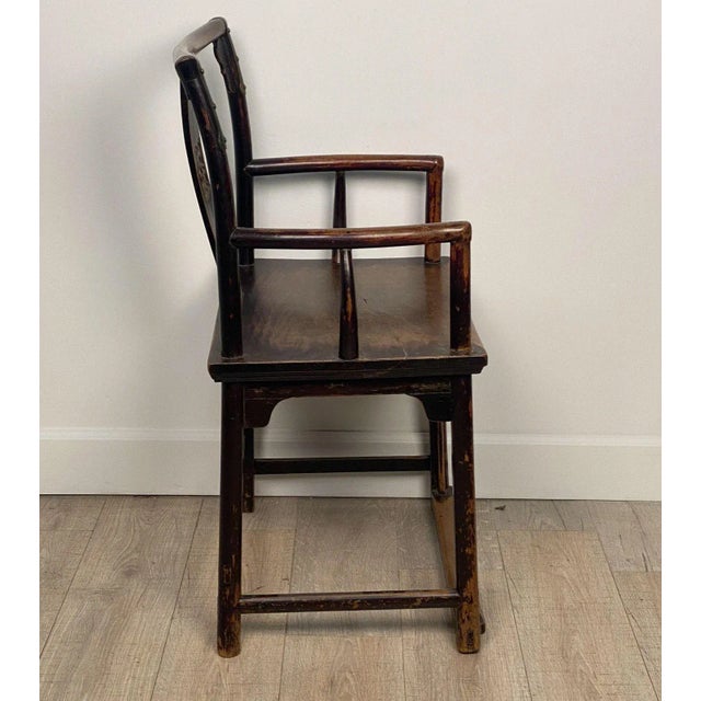 18th Century Pair of 18th-Century Chinese Armchairs For Sale - Image 5 of 7