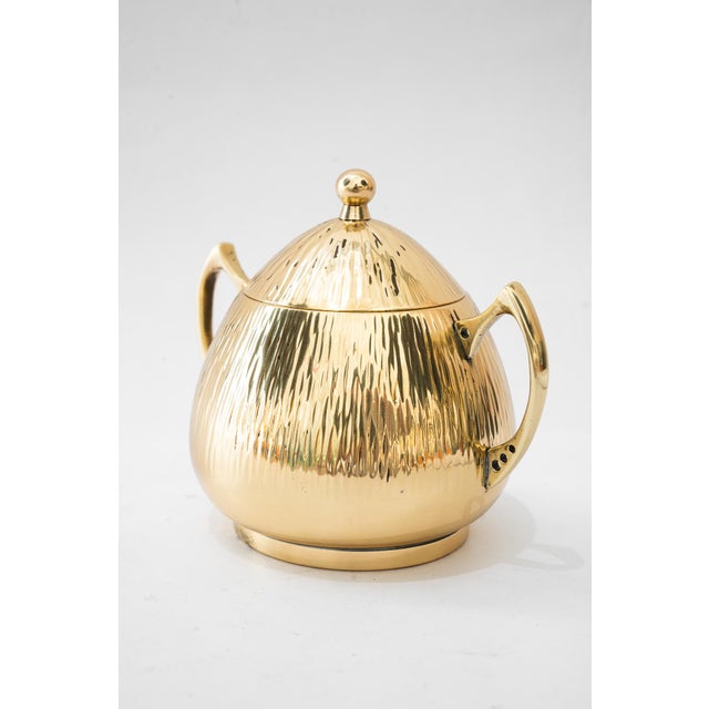 Art Deco Hammered Sugar Bowl, Vienna, Austria, 1920s For Sale - Image 3 of 11