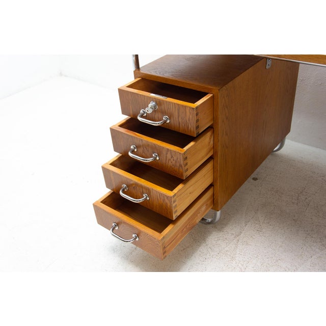 Writing Desk from Rudolf Vichr, Czechoslovakia, 1940s For Sale - Image 10 of 18