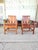 1980's Teak Patio Chairs - Set of 4 For Sale - Image 10 of 12