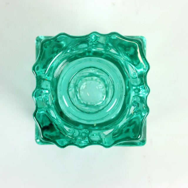 Vintage Glass Candleholder by Vladislav Urban for Rosice, 1960s For Sale - Image 6 of 11