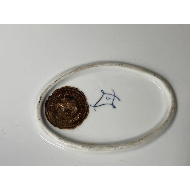 French 19thC French Sèvres Blue Porcelain Gilt Gallant Scene Box For Sale - Image 3 of 18