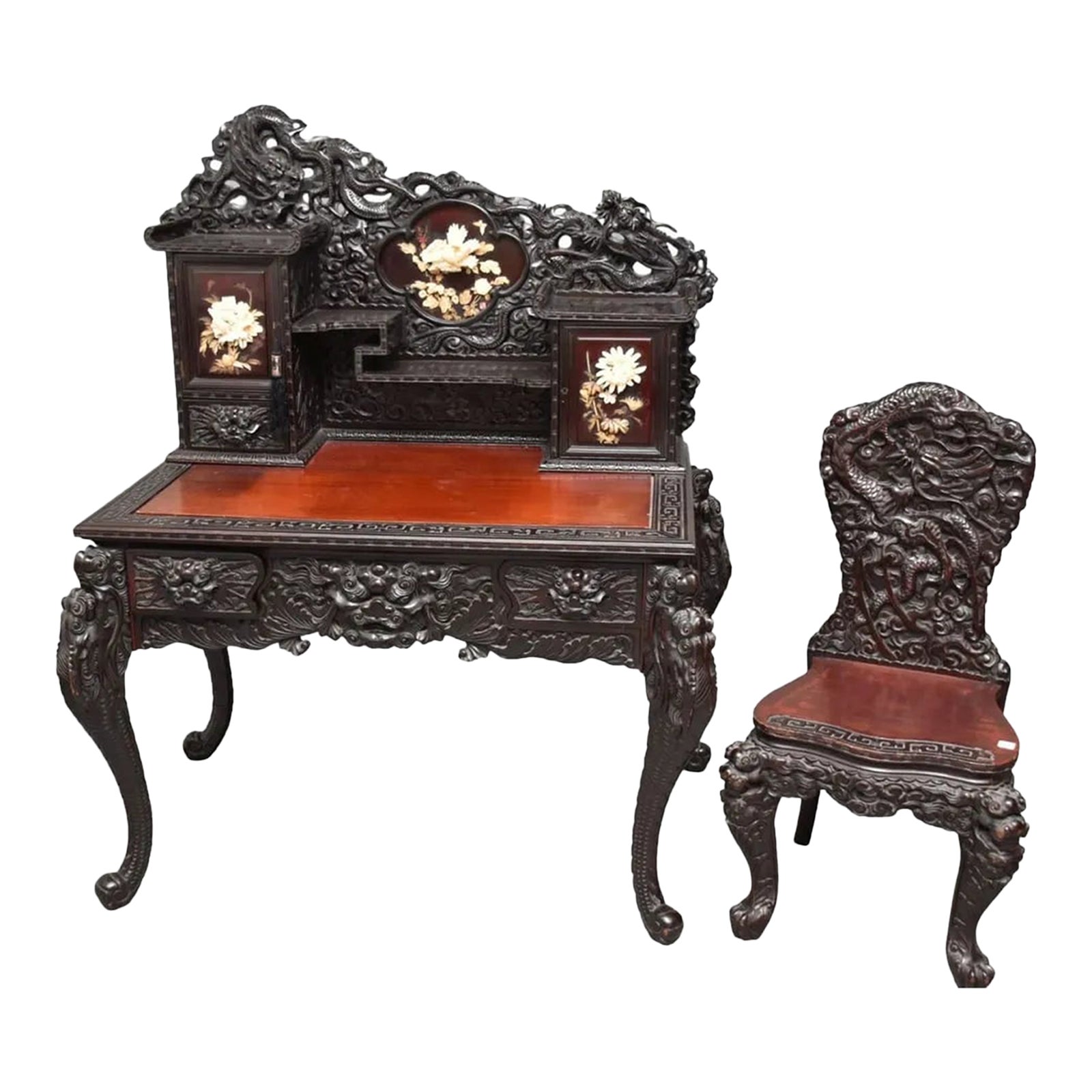 GMHS459○アジアン 中国美術 唐木家具 ワインラック サイドボー