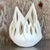 Vintage Signed Modernist White Ceramic Flame Cachepot For Sale - Image 13 of 14