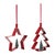 Contemporary Star and Pine Tree Cookie Cutter Ornament (Set of 6) For Sale - Image 3 of 7