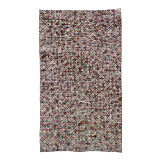 Vintage Turkish Sivas Rug, 05'04 X 09'01 For Sale