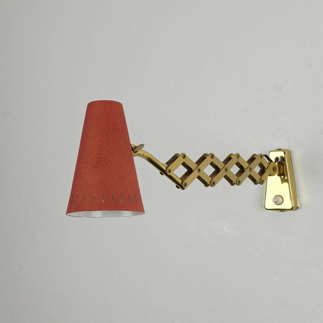 Vintage Diabolo Scissor Lamp by Karl Lang for Sis-Licht, Germany, 1950s For Sale - Image 18 of 18