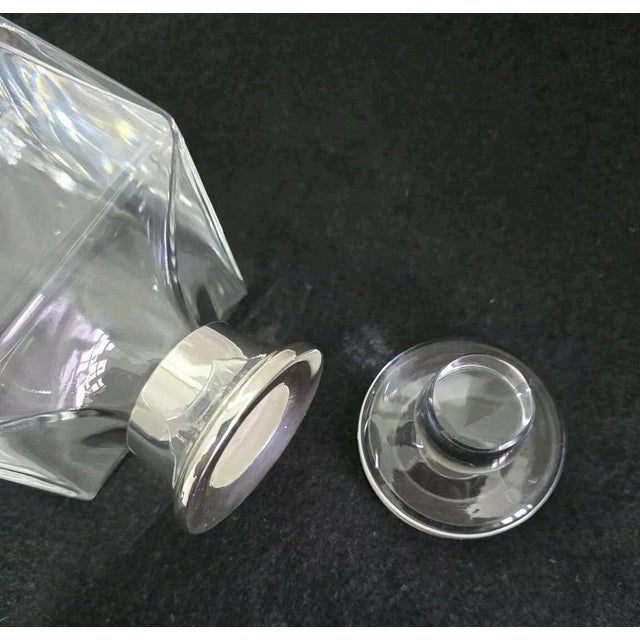 Sterling Silver Mounted Crystal Decanter, 2001 For Sale - Image 15 of 18