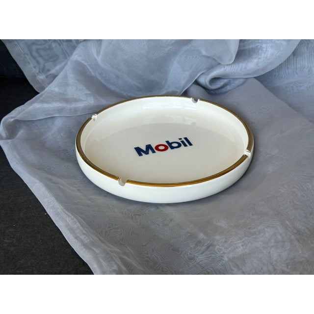 Ceramic Vintage Advertising Ceramic Ashtray Catchall For Sale - Image 7 of 11