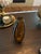 Contemporary Gold Blue Glass Vase For Sale - Image 4 of 6