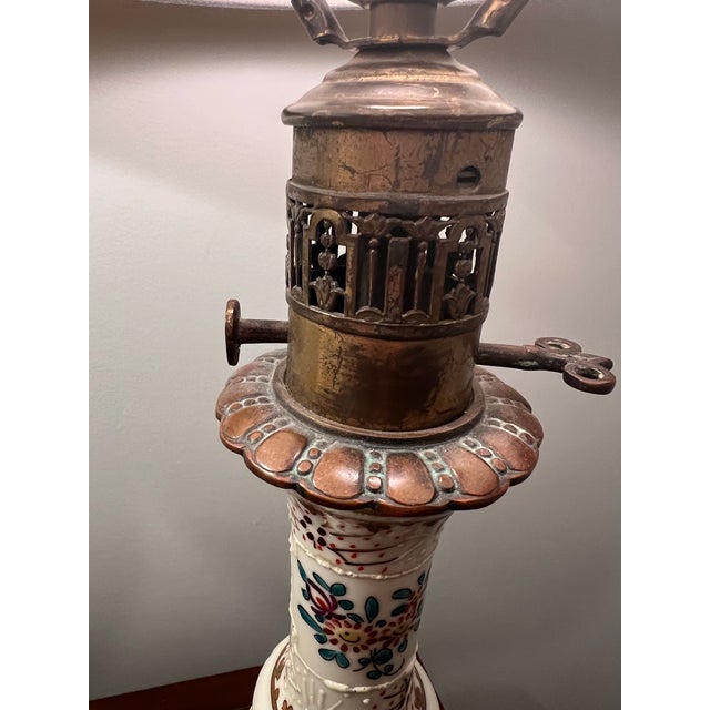 Victorian Late 19th Century Victorian Banquet "Conversion" Lamps - a Pair For Sale - Image 3 of 7