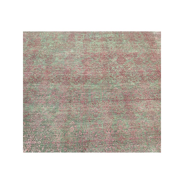 Handwoven Transitional Area Rug 9x12 For Sale - Image 10 of 10
