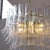 Italian Petal Suspension Lamp in Murano Glass For Sale - Image 6 of 14