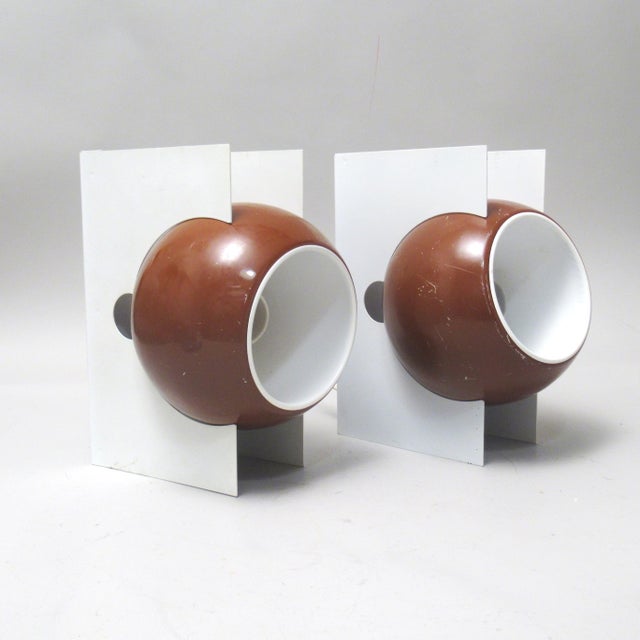 Italian Wall Sconces, 1960s, Set of 2 For Sale - Image 4 of 9