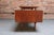 1950s Mid Century Floating Top Walnut Desk by Milo Baughman for Glenn of California For Sale - Image 5 of 18