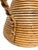 French Pencil Reed Rattan Vase, 1950s For Sale - Image 17 of 18