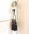 Charcoal Pair of Ash Gray and Stone Colored Beaded Key Tassels - H 4.75" For Sale - Image 8 of 12