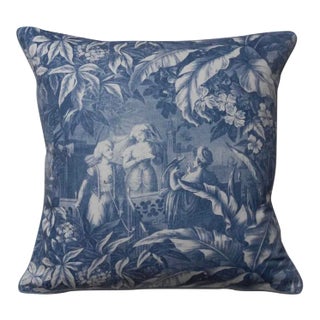 Toile De Jouy Pillow For Sale
