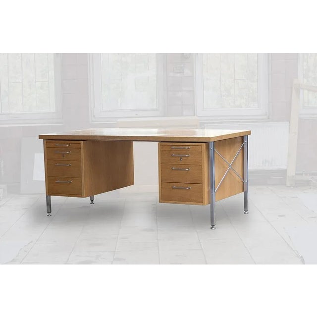 Wood Vintage Desk by Hans Wegner For Sale - Image 7 of 7