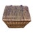 Brown Early 20th Century Lidded Basket Hamper For Sale - Image 8 of 9
