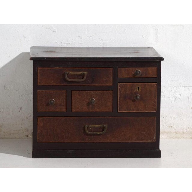 Antique Japanese Auxiliary Chest of Drawers For Sale - Image 5 of 11