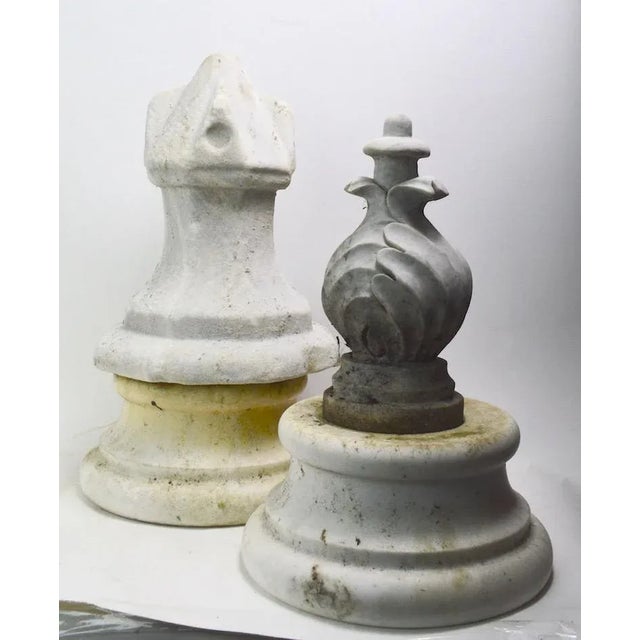 American Group of Architectural Garden Marble Fragments For Sale - Image 3 of 7