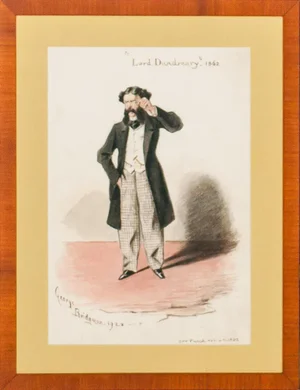 "Lord Dundreary" 1862 Watercolor
