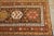 1930s 1930s Brown Geometric Tribal Antique Persian Kurdish Runner Carpet 3'10" X 13'2" Knotted Pile Rug For Sale - Image 5 of 15