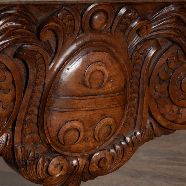 19th Century Italian Walnut Monastery Dining Table For Sale - Image 15 of 18