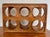 Brown 1970s Vintage Danish Modern Walnut Wine Rack, Holds 6 Bottles For Sale - Image 8 of 11