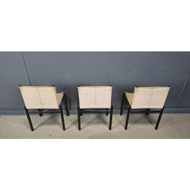 Mastro Dining Chairs by Afra & Tobia Scarpa for Molteni, 1980s, Set of 6 For Sale - Image 6 of 18