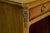 Brown Vintage Satinwood Nightstand French Style Brass Ormolu Inlaid Bedside Table For Sale - Image 8 of 12
