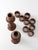 Vintage Modular Wood Candlestick Holders Pair For Sale - Image 12 of 18