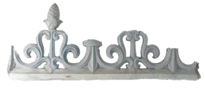 French Chateau Zinc Architectural Element, C. 1790