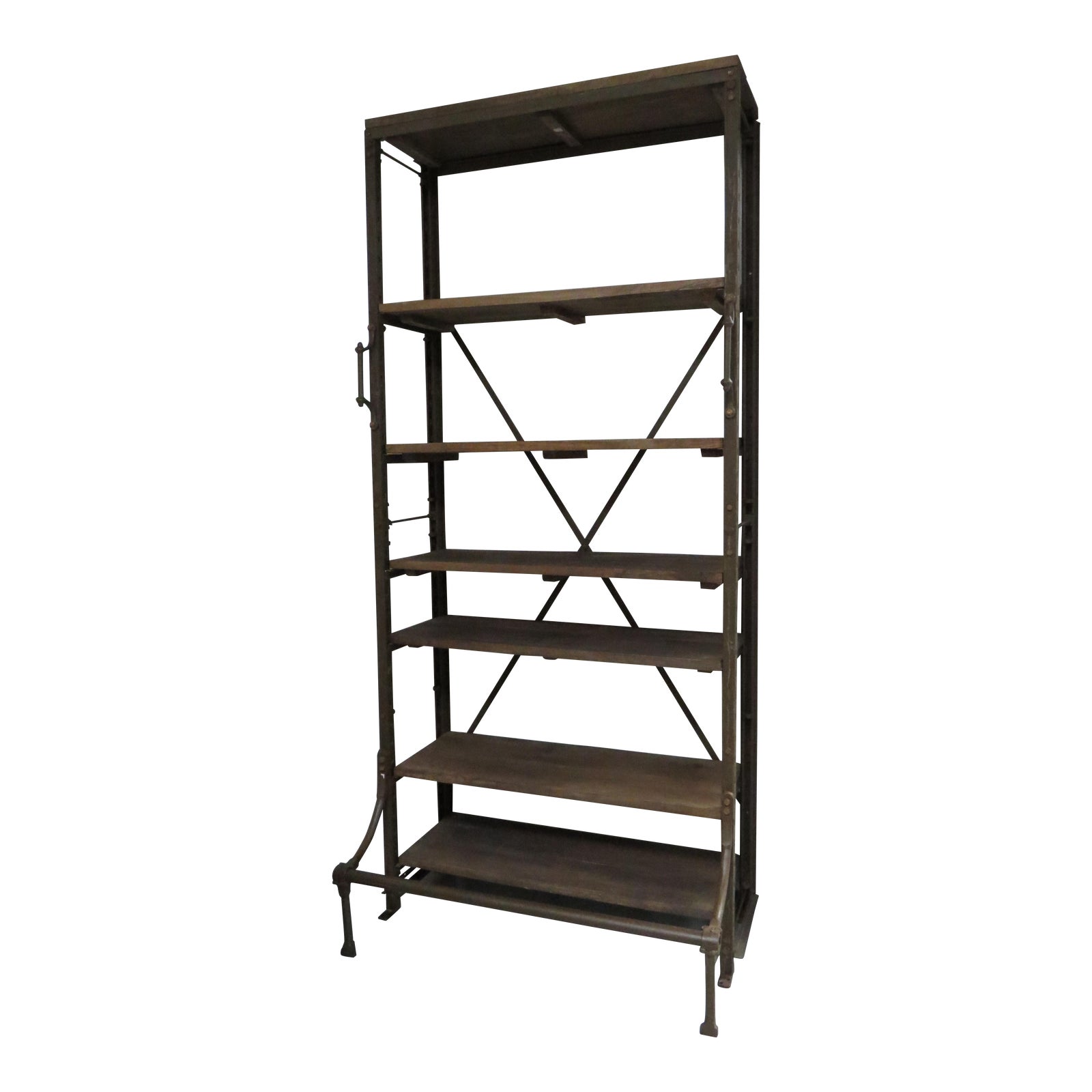 Restoration Hardware French Library Shelving Chairish