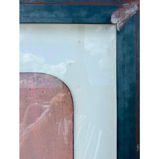 Robert Bery, Large Oil Painting and Emulsion on Wood Robert Bery Hungarian Israeli Modernist For Sale In Miami - Image 6 of 15