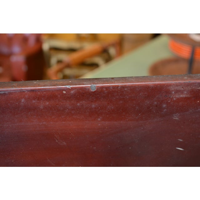 1950's Song Ho Vietnamese Black Lacquer Gold Koi Fish Artwork Painting on Wood For Sale - Image 18 of 18