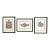 Set of 3 Bill Reid Haida Prints Signed & Framed 1970s Beaver, Salmon, and Raven For Sale