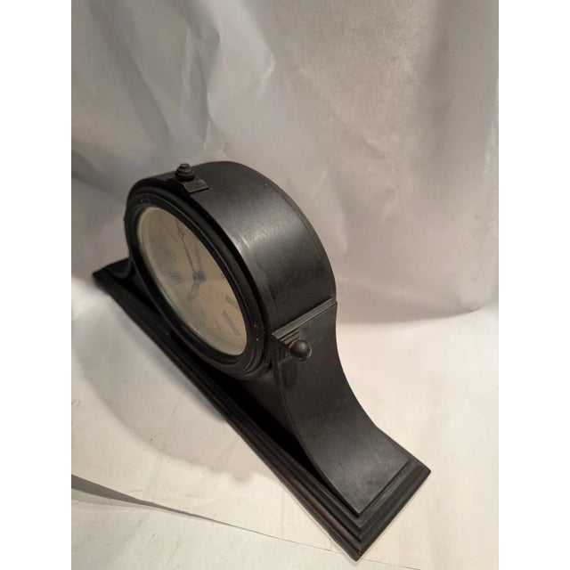 1900 - 1909 Seth Thomas Edwardian Desk or Mantel Clock For Sale - Image 5 of 9