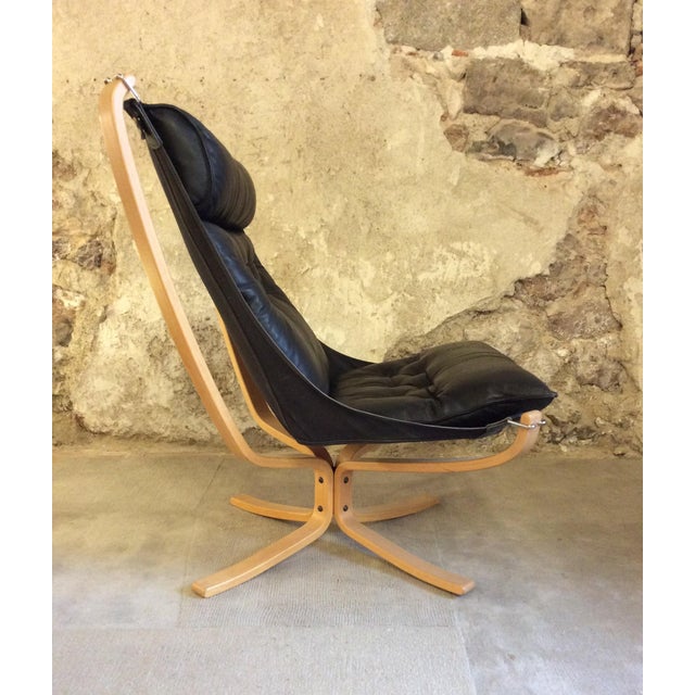 1970s Falcon Chair by Sigurd Ressell for Vatne Möbler, 1970s For Sale - Image 5 of 8