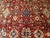 Vintage Persian Mahal Sultanabad Rug, Hand-Knotted Wool, Geometric Pattern, Red & Blue, 9x13 For Sale - Image 11 of 16